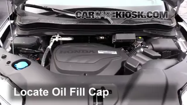 2016 Honda Pilot EX 3.5L V6 Aceite Agregar aceite